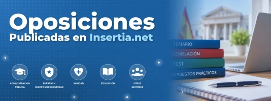 Oposiciones en insertia.net: cursos de preparación para procesos selectivos